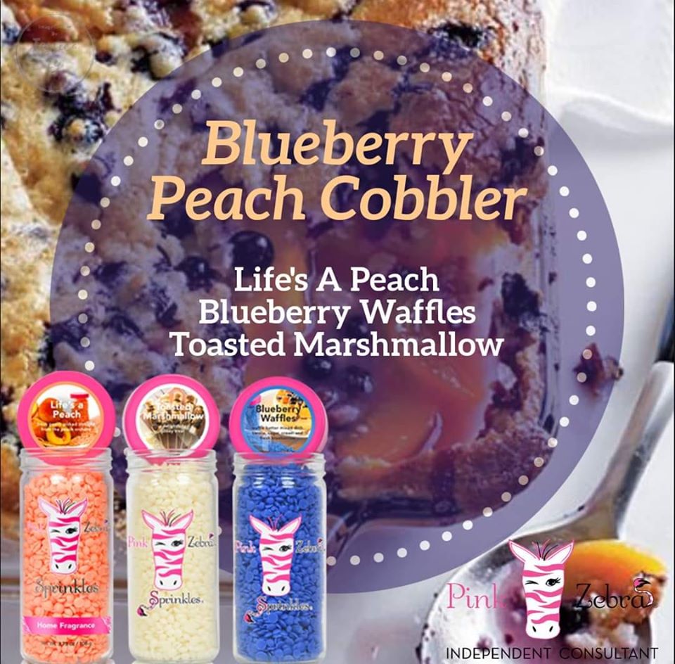 Blueberry Peach Cobbler Sprinkle Recipe